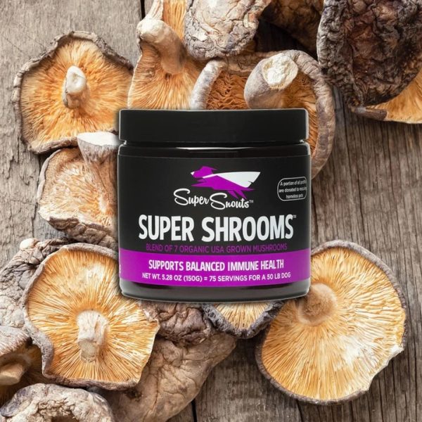 Super Snouts Super Shrooms - Regula y Refuerza el Sistema Inmune y Ayuda con Alergias